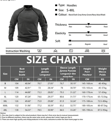 Firefighter Austria Taktischer Herren-Hoodie – Militärischer Outdoor-Pullover mit Reißverschluss, Langarm, Fleecefutter, winddicht und warm
