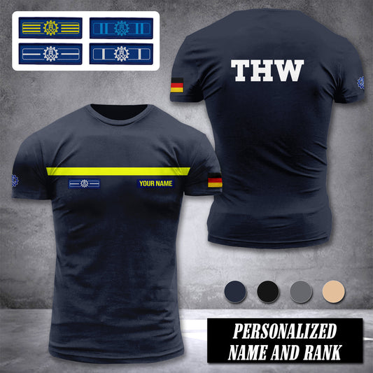THW Germany customize t shirt 3d 0909