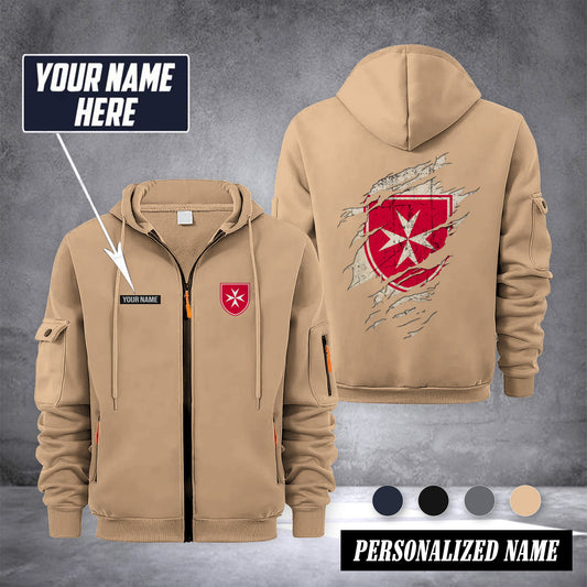 Malteser Hilfsdienst Germany customize Zipper cardigan jacket