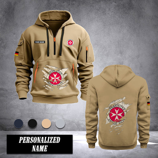 Johanniter Germany customize Hoodie Half Zipper NLG