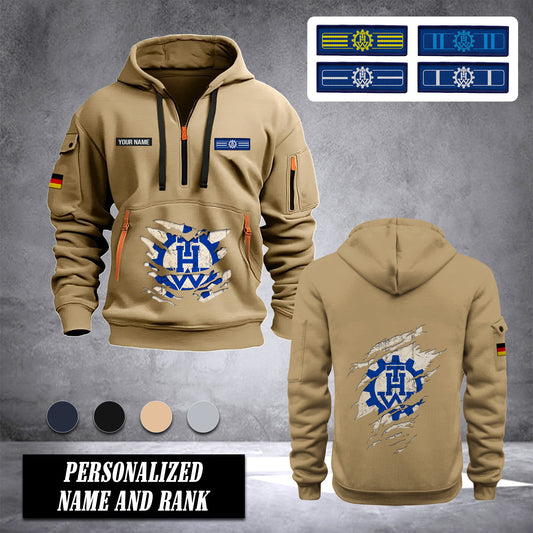 THW Germany customize Ranking Hoodie Half Zipper NLG