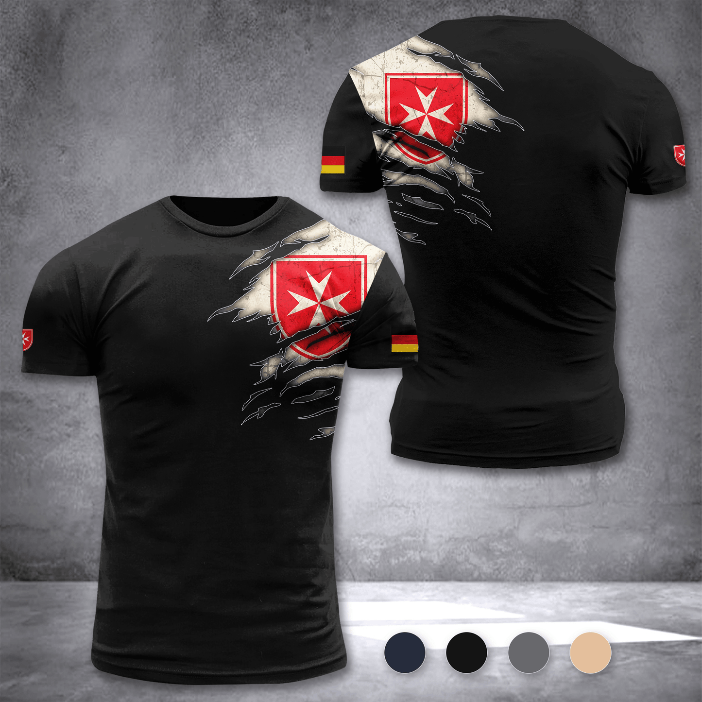 Malteser Hilfsdienst Germany customize T-shirt 3d DUC