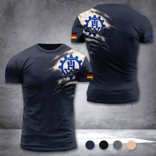 THW Germany customize T-shirt 3d DUC