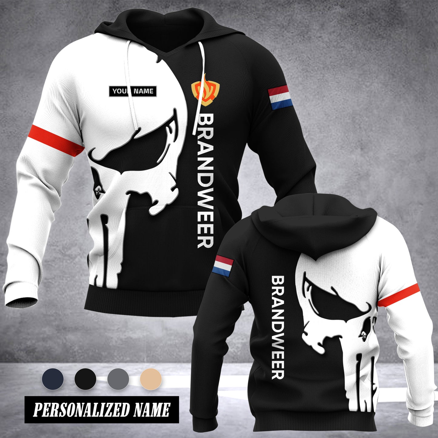 Brandweer Netherlands customize hoodie 192