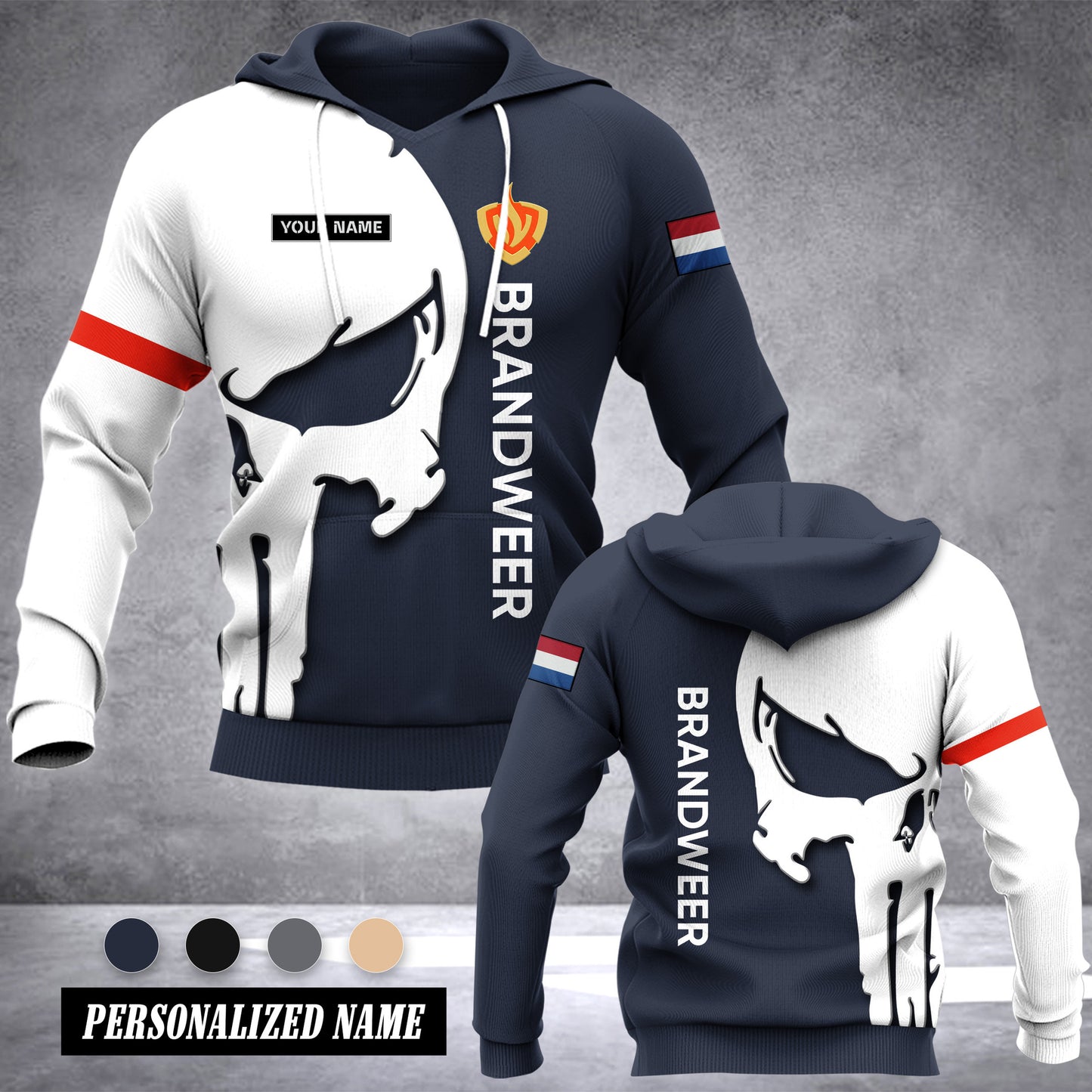 Brandweer Netherlands customize hoodie 192