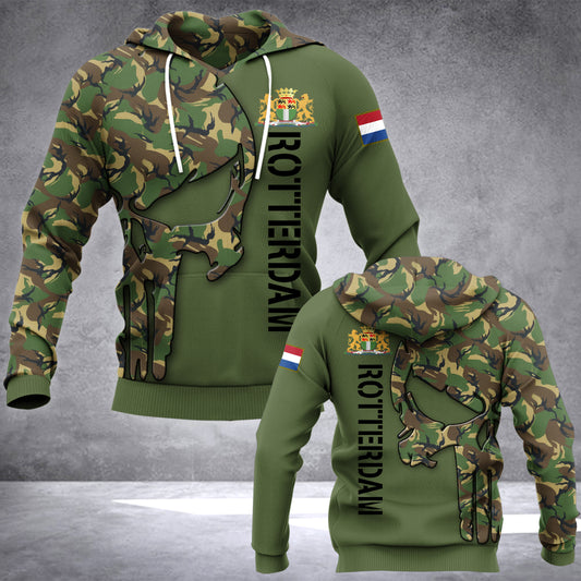 ROTTERDAM Netherlands camou customize hoodie 192