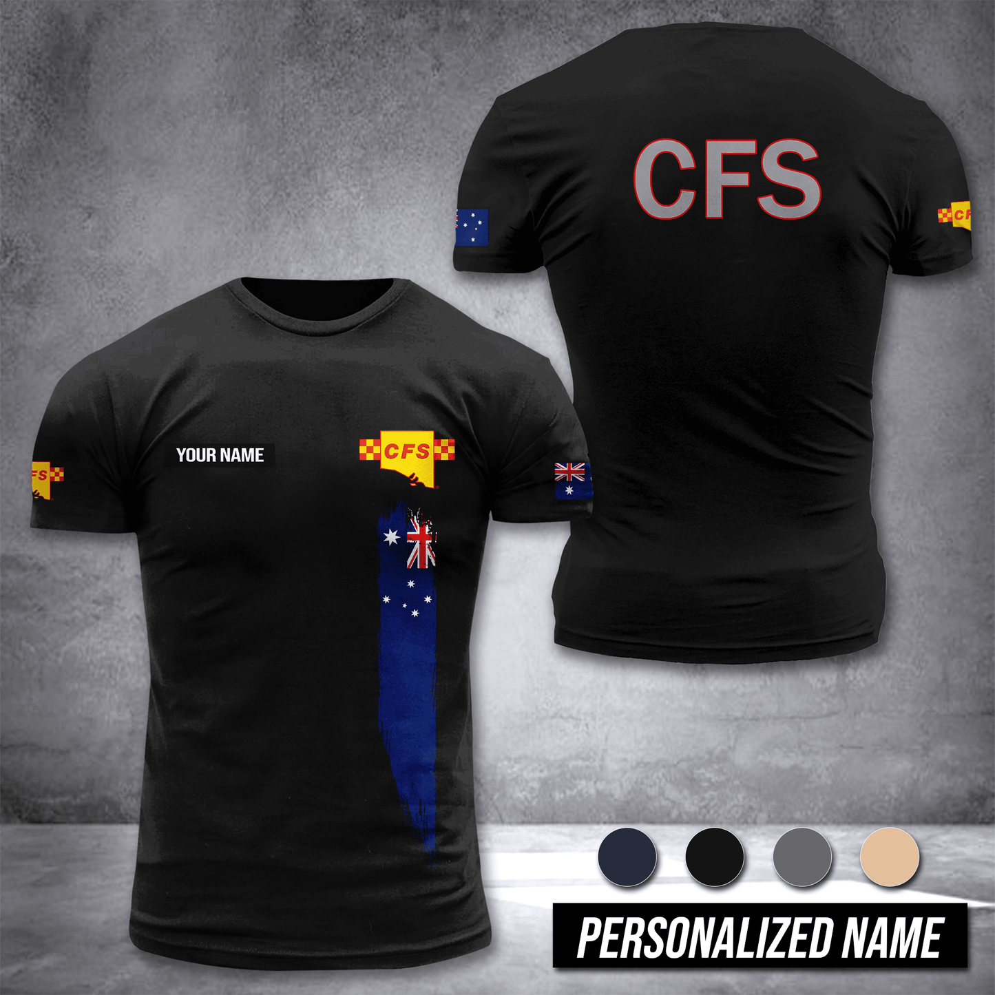 South Australia Country Fire Service customize T-shirt 3d DAH