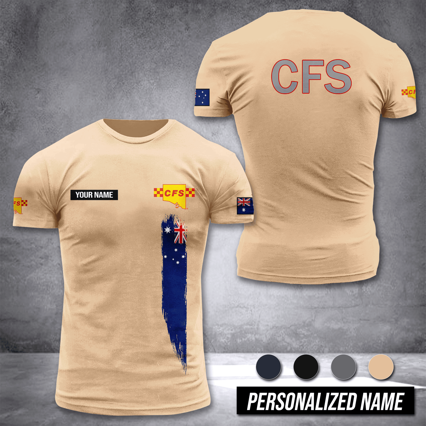 South Australia Country Fire Service customize T-shirt 3d DAH