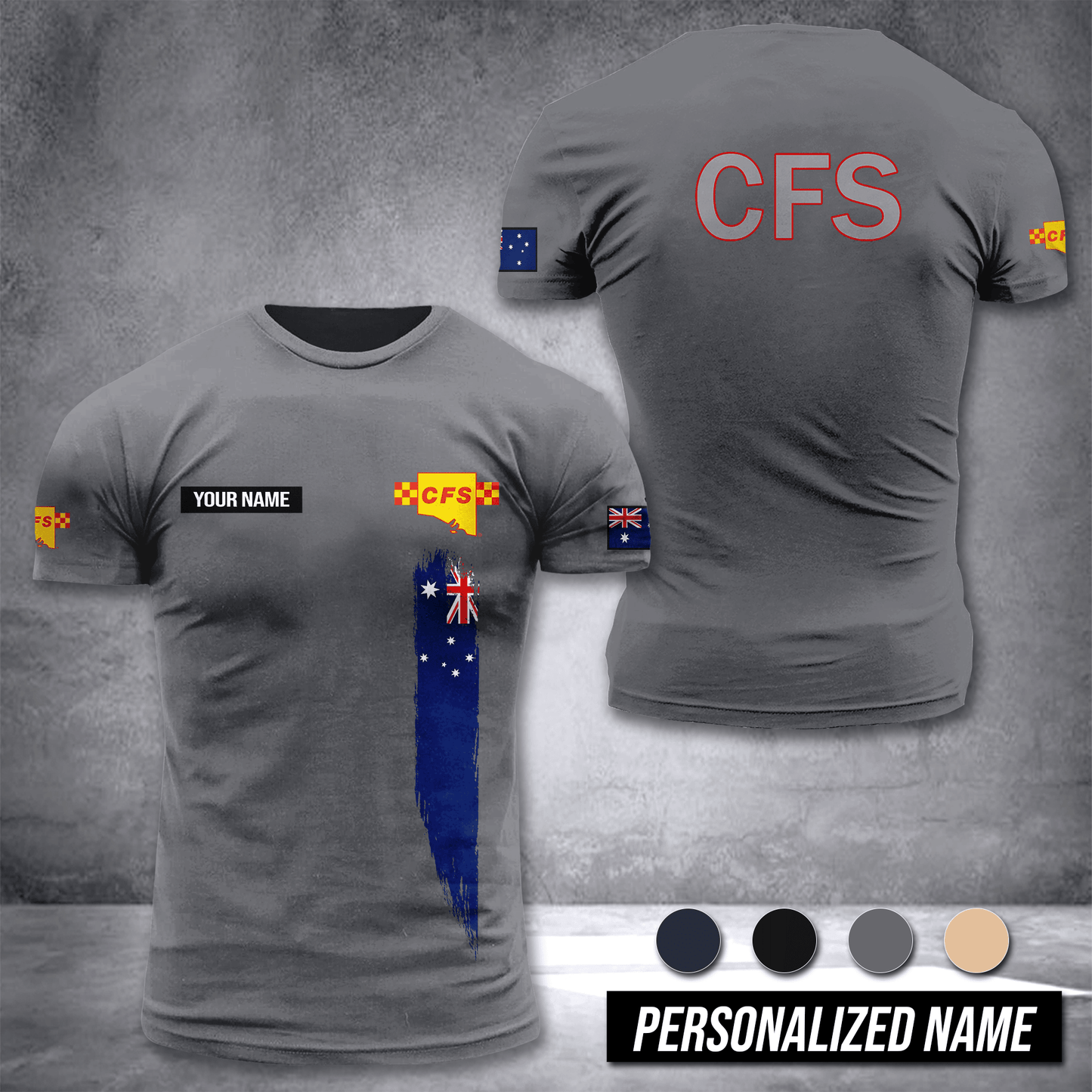 South Australia Country Fire Service customize T-shirt 3d DAH