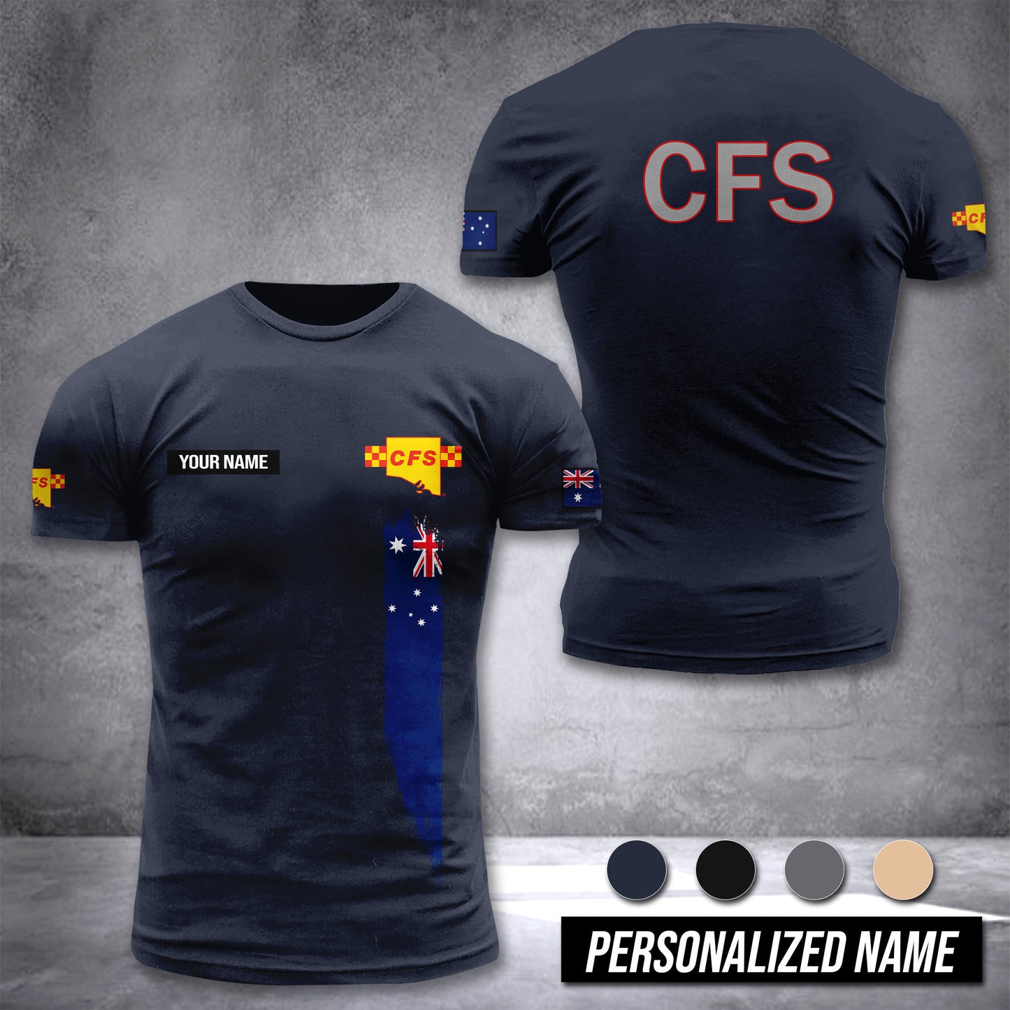 South Australia Country Fire Service customize T-shirt 3d DAH