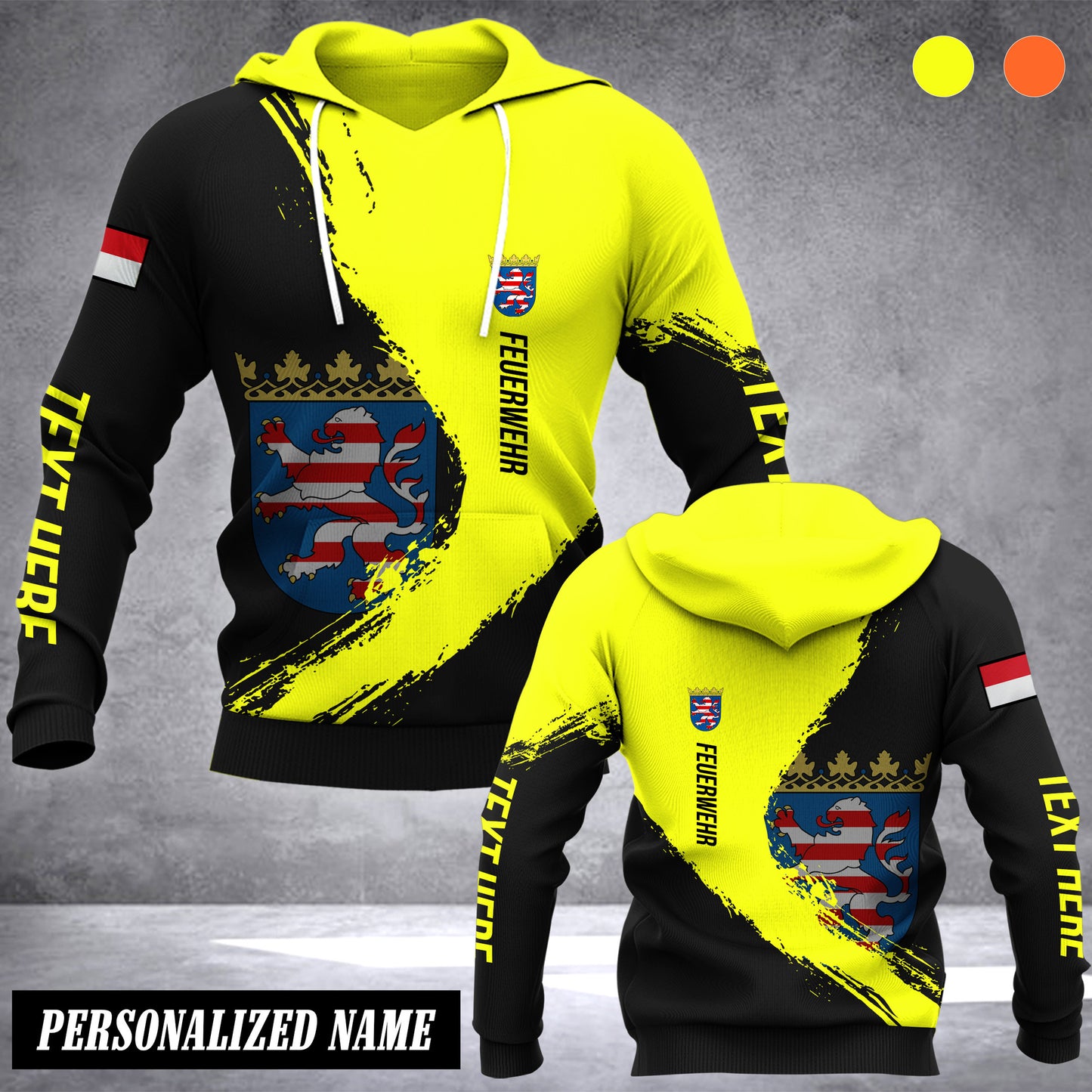 Firefighter Hessen customize hoodie 192