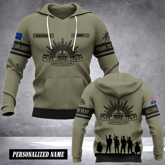 Australia Army customize hoodie T SHIRT 245