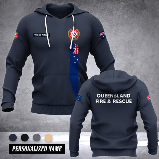 Queensland Fire and Emergency Services Australia customize hoodie 192