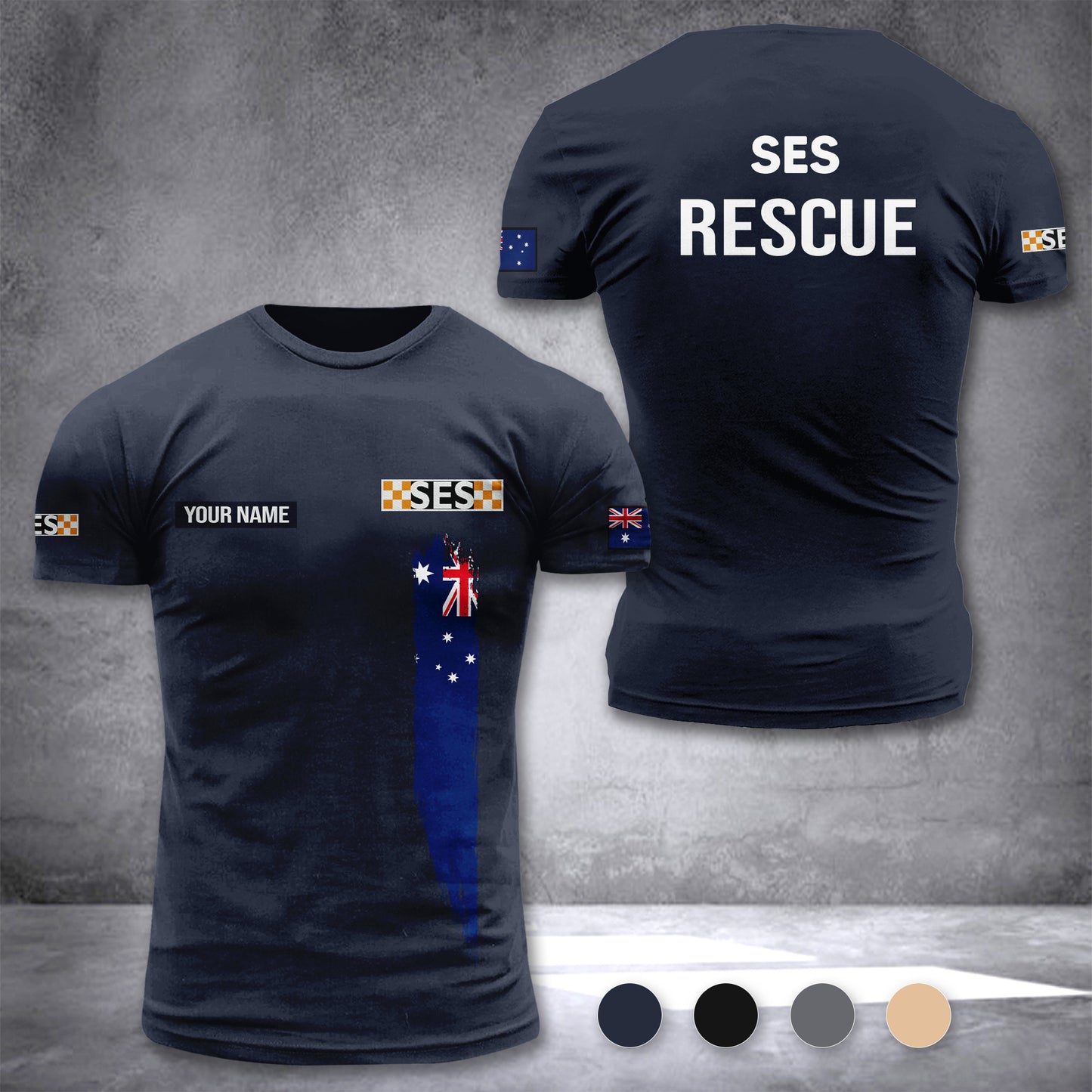 State Emergency Service Australia customize T-shirt 3d DUC