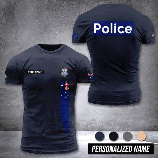 Victoria Police Australia customize T-shirt 3d DAH