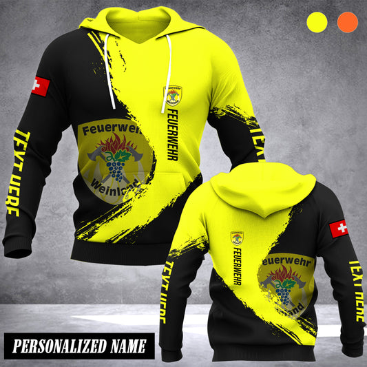Feuerwehr Weinland Switzerland customize hoodie 192
