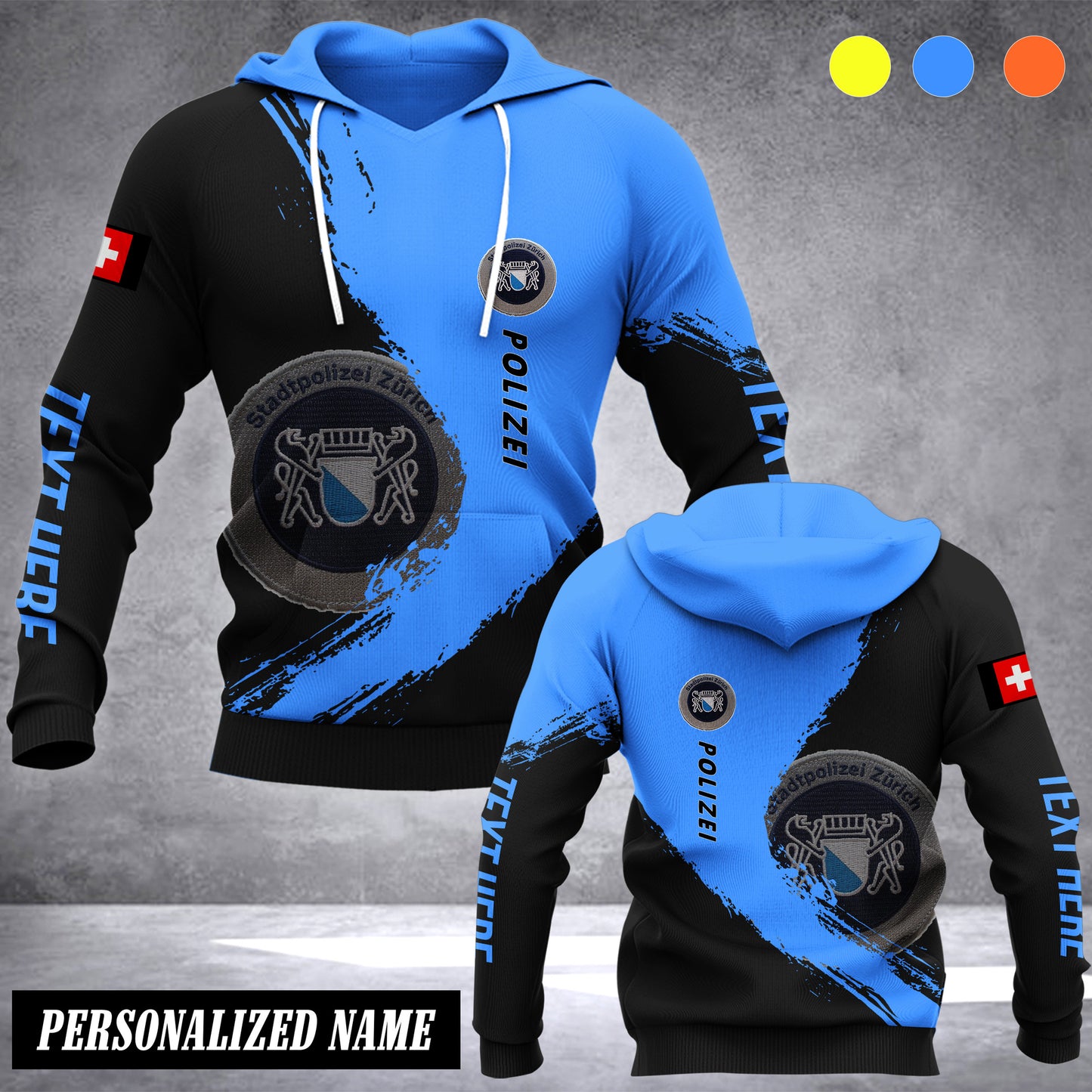 Stadtpolizei Zürich Switzerland customize hoodie t shirt 192
