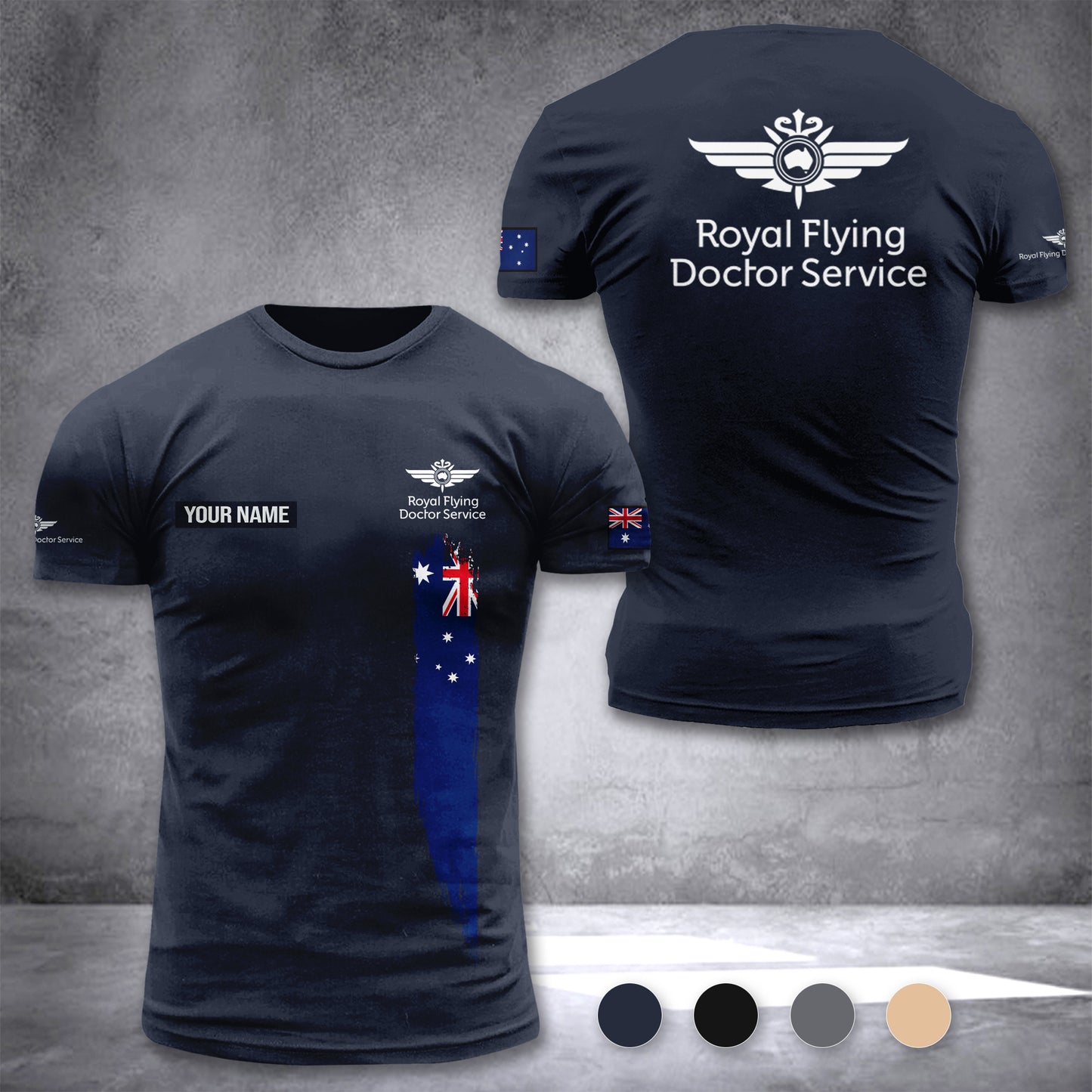 Royal Flying Doctor Service of Australia customize T-shirt 3d DAH