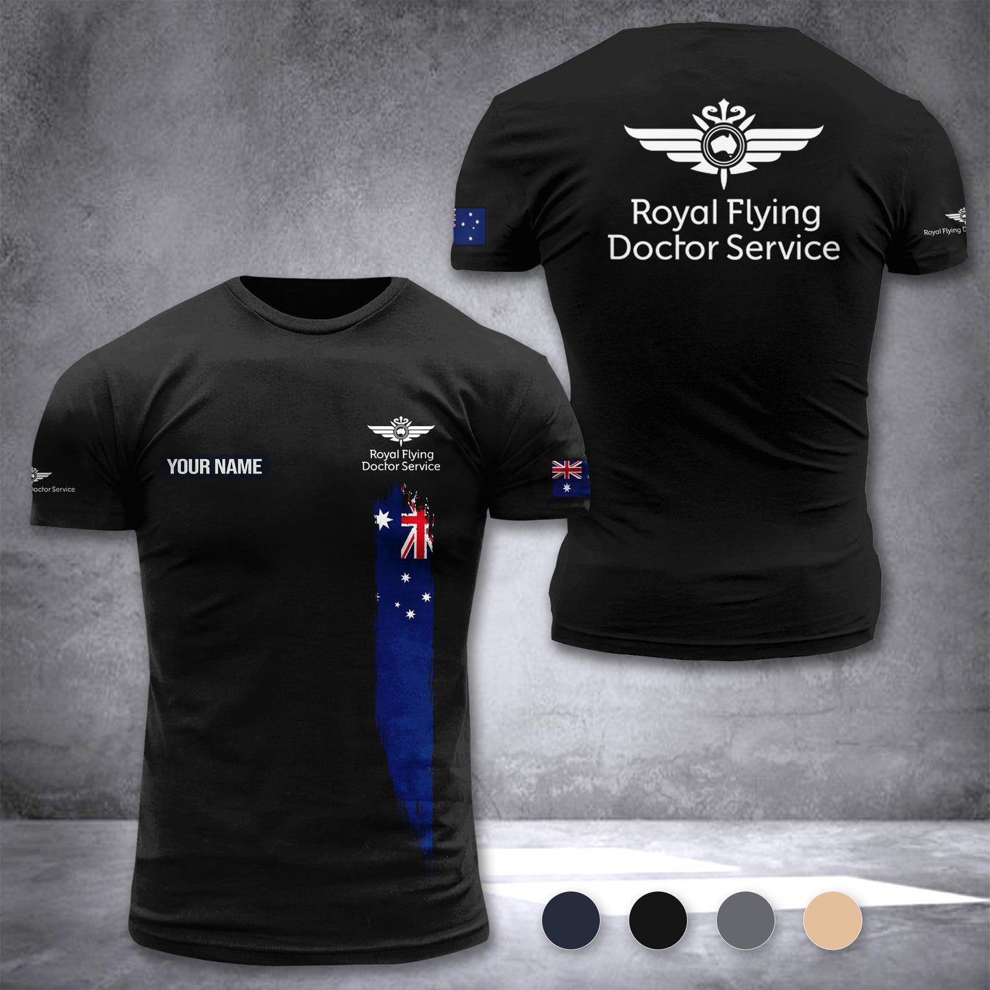 Royal Flying Doctor Service of Australia customize T-shirt 3d DAH