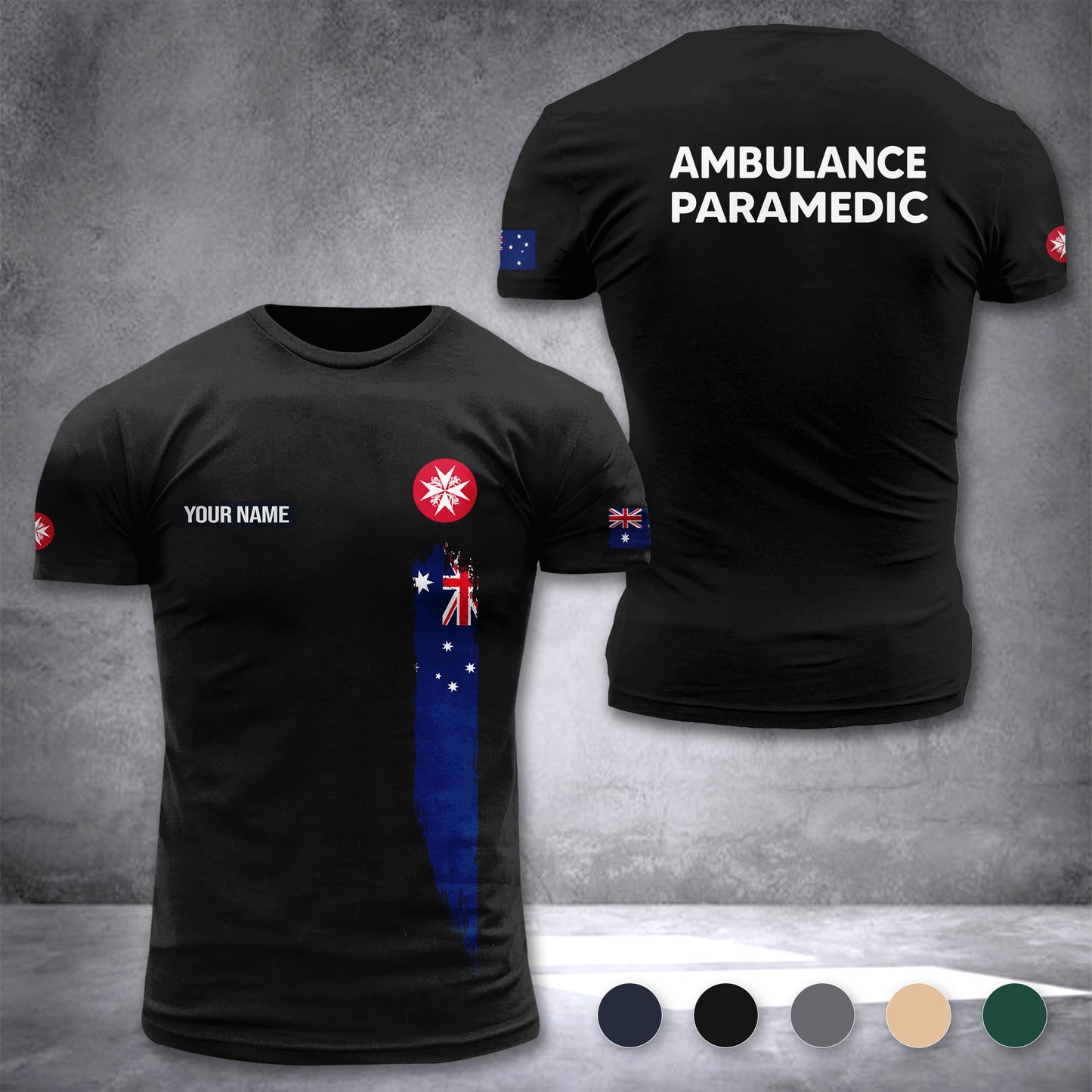 St John WA Service customize T-shirt 3d DAH