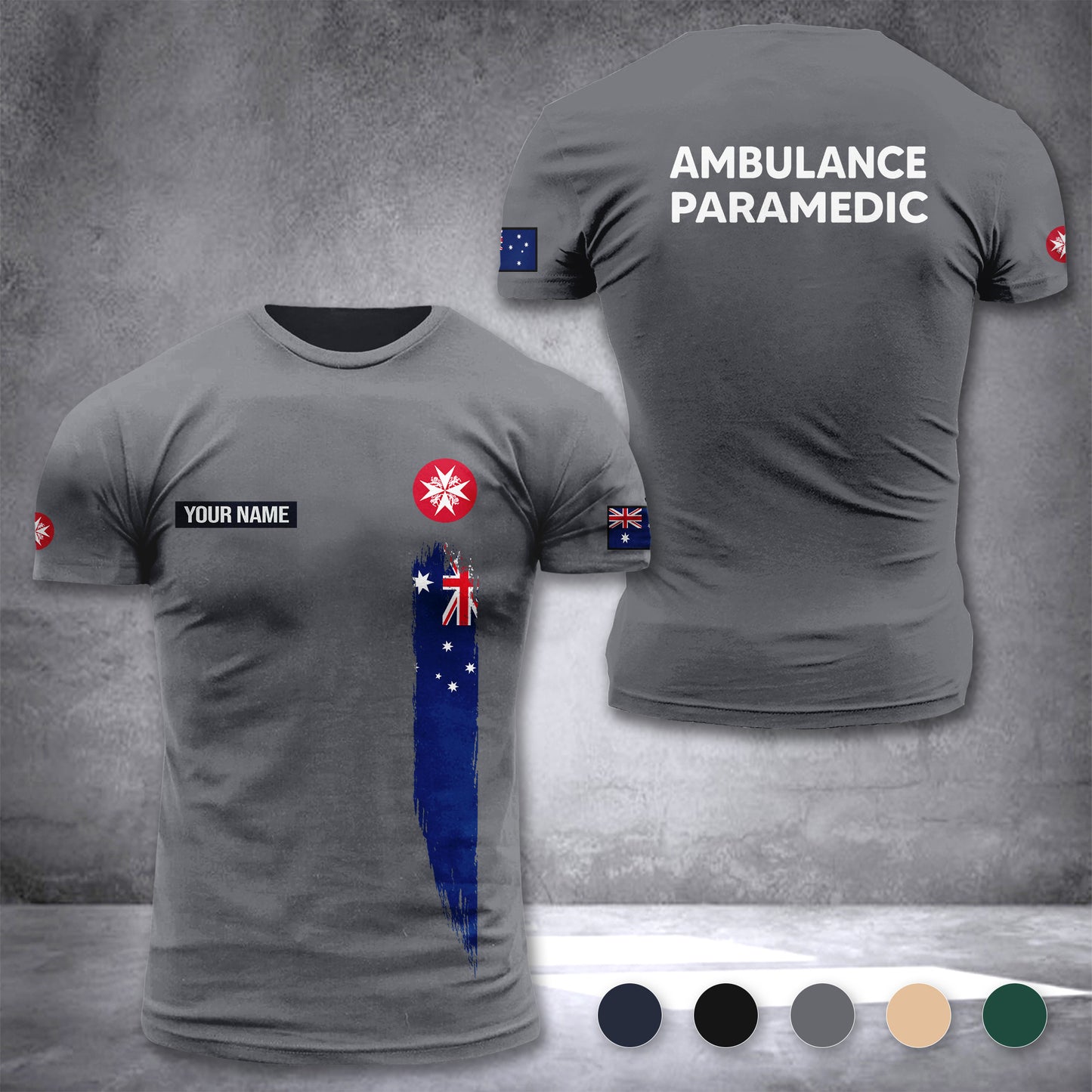 St John WA Service customize T-shirt 3d DAH