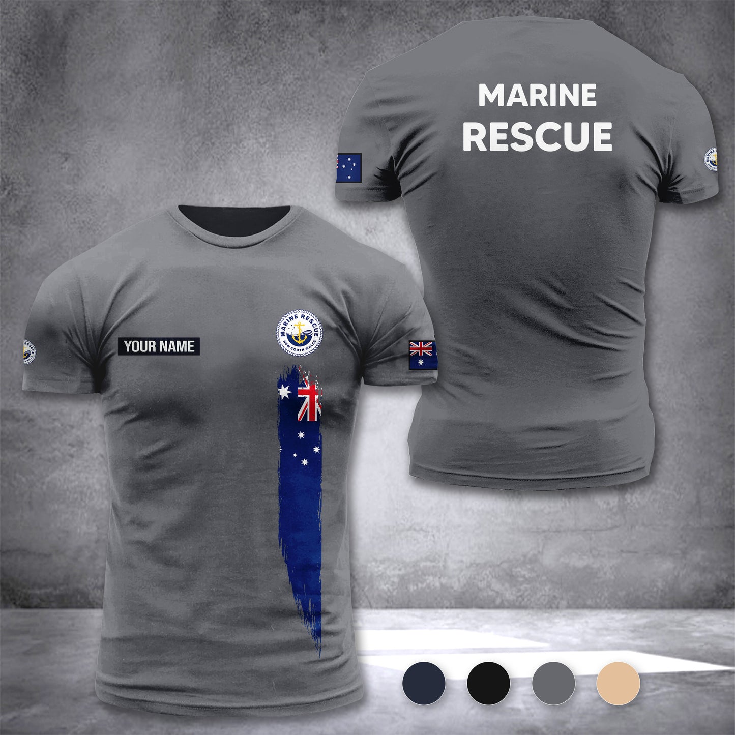 Marine Rescue Australia customize T-shirt 3d DAH