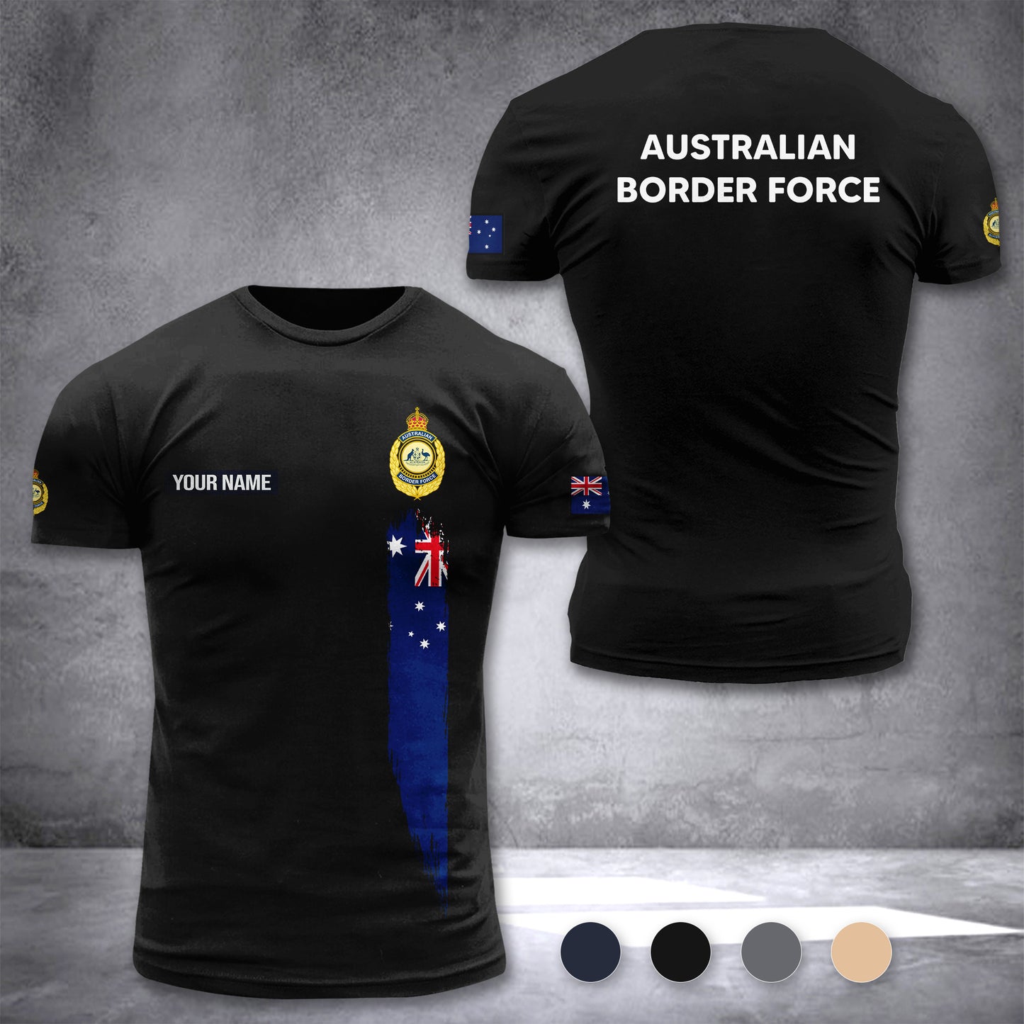 Australian Border Force customize T-shirt 3d DAH