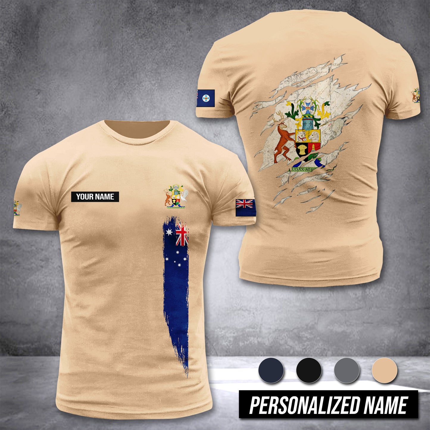 Queensland government customize T-shirt rack
