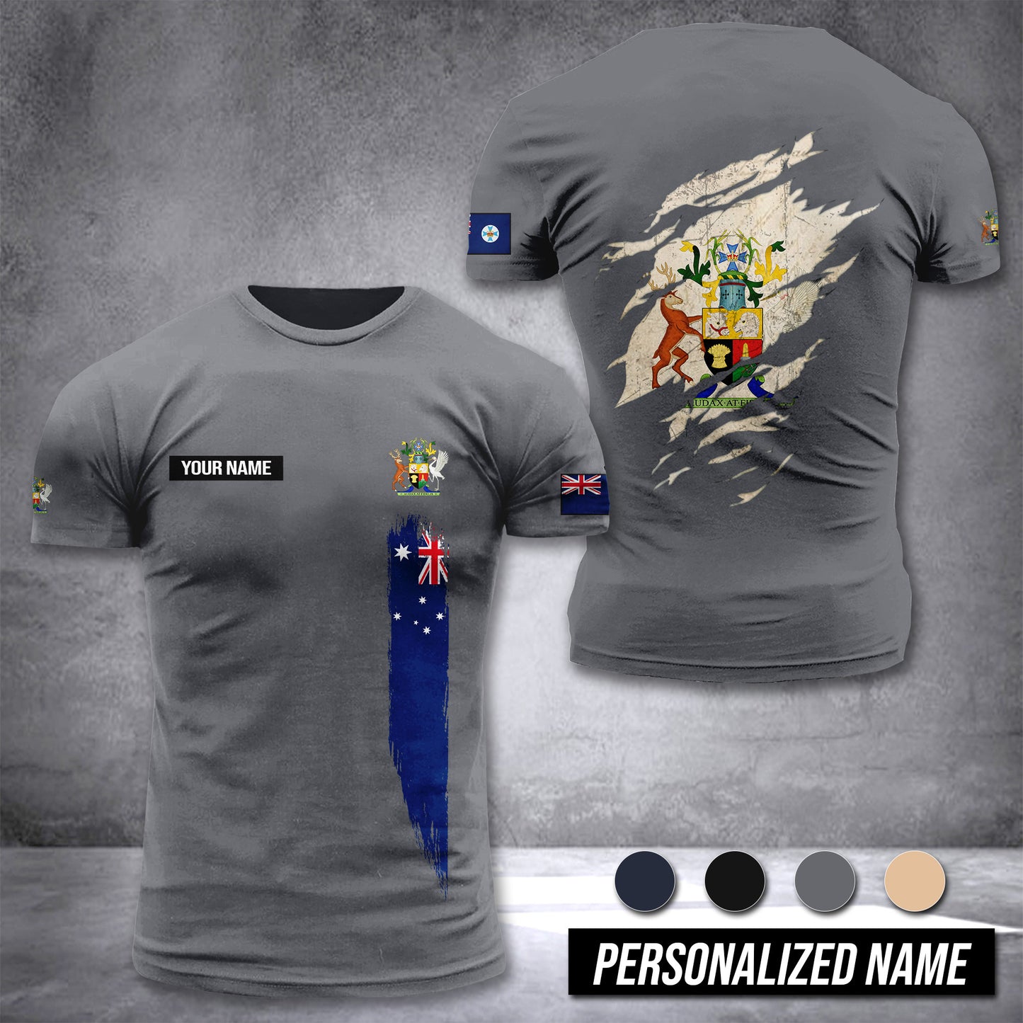 Queensland government customize T-shirt rack