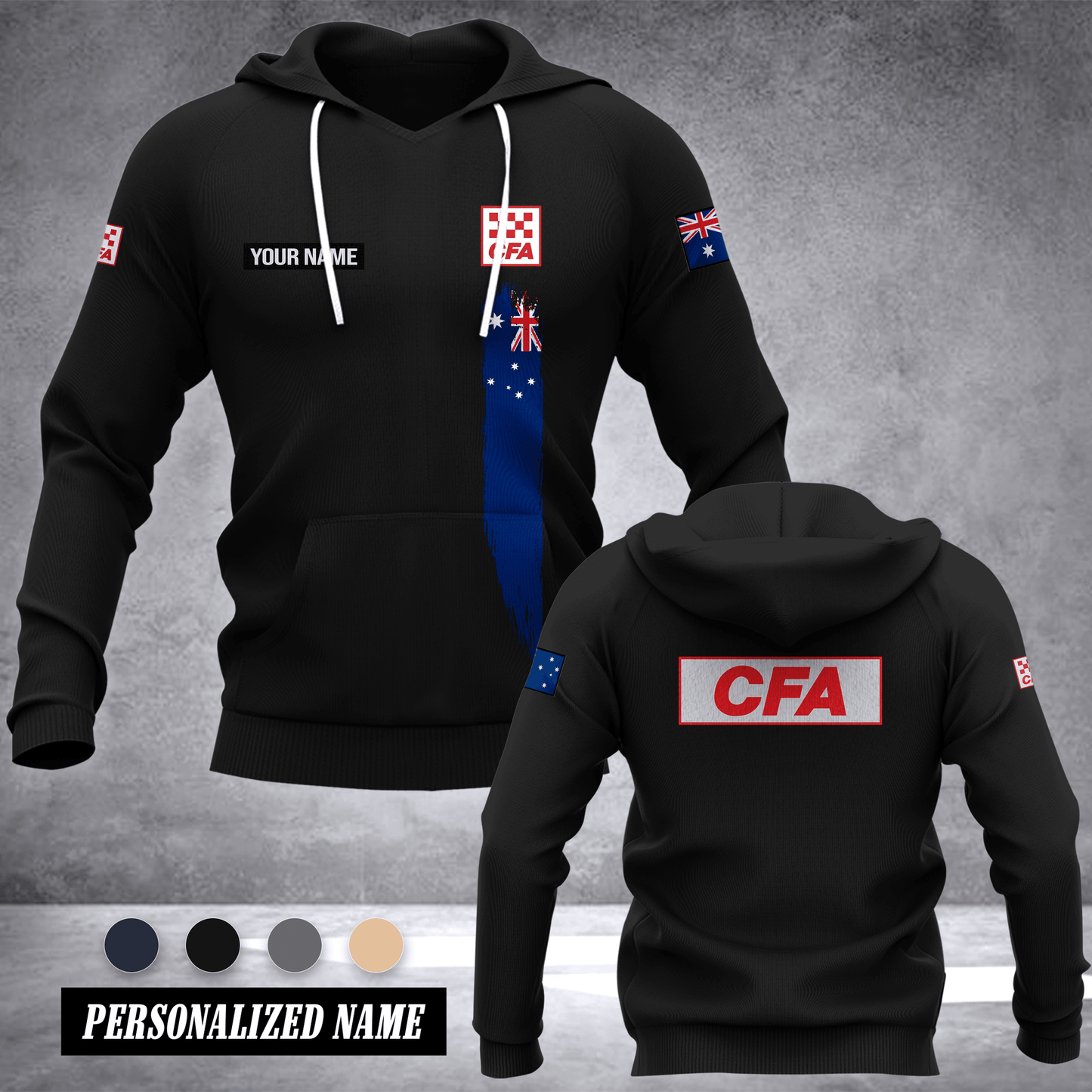 Country Fire Authority Australia customize hoodie 192