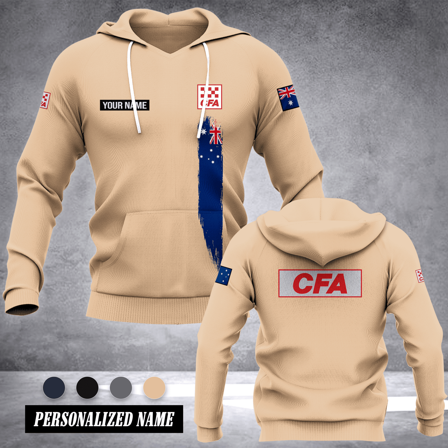 Country Fire Authority Australia customize hoodie 192