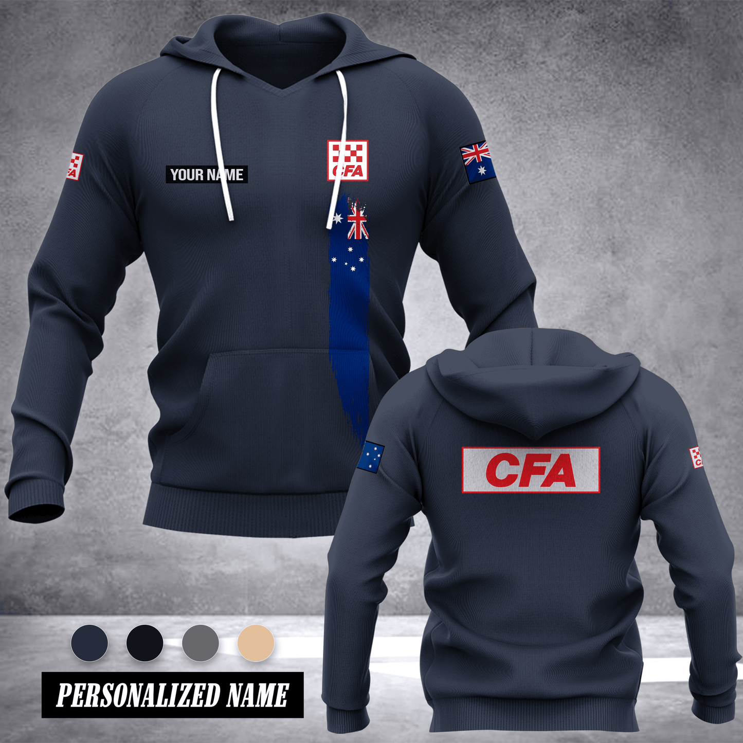 Country Fire Authority Australia customize hoodie 192