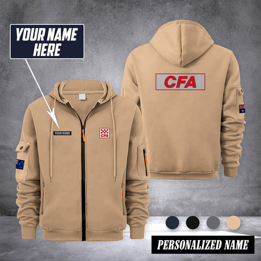 Country Fire Authority Australia customize Zipper cardigan jacket