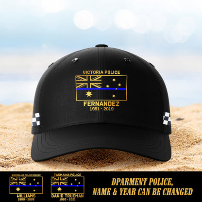 Blue Line Australia customize cap 3d printed 042
