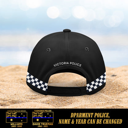 Blue Line Australia customize cap 3d printed 042
