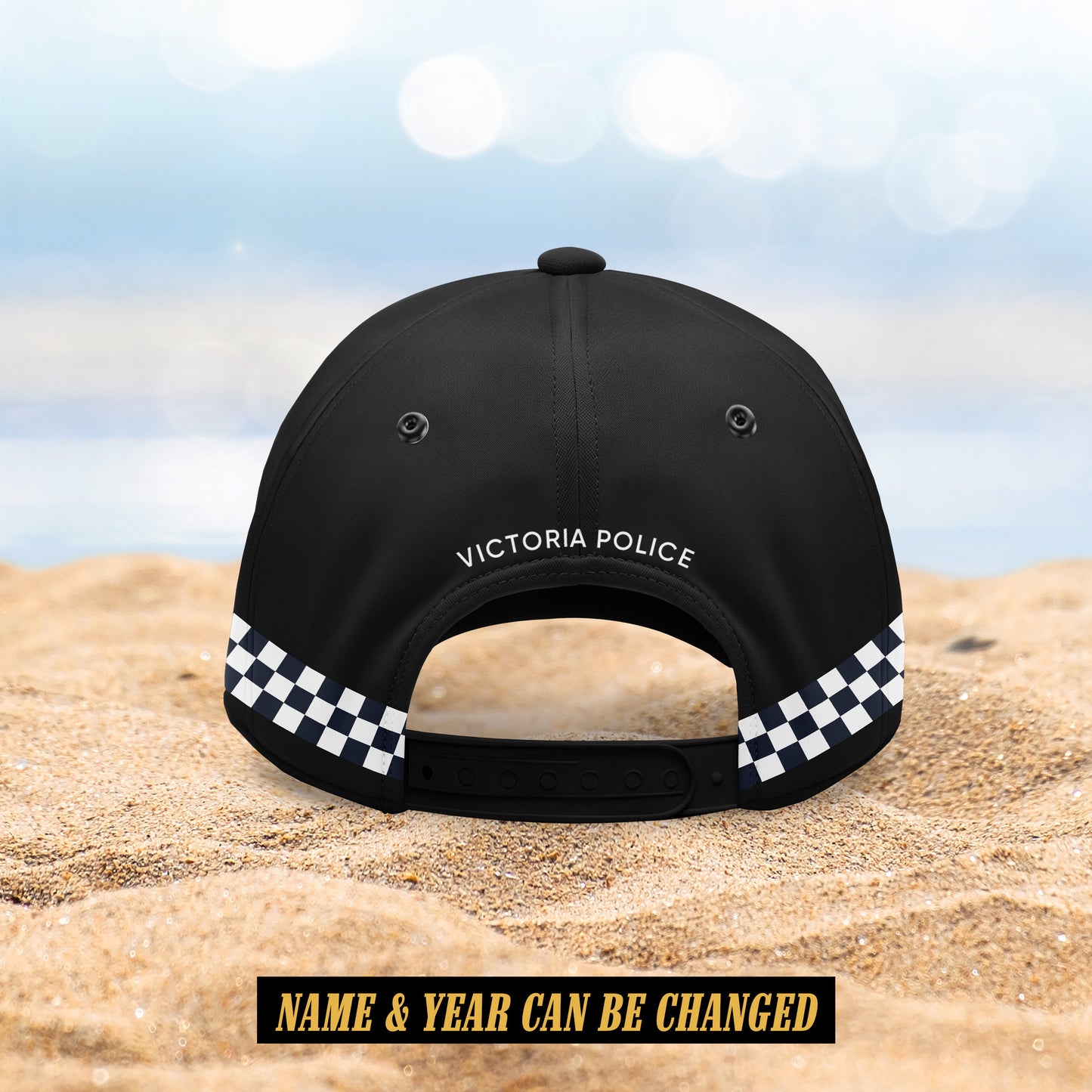 Victoria Police Australia customize cap 3d printed 042