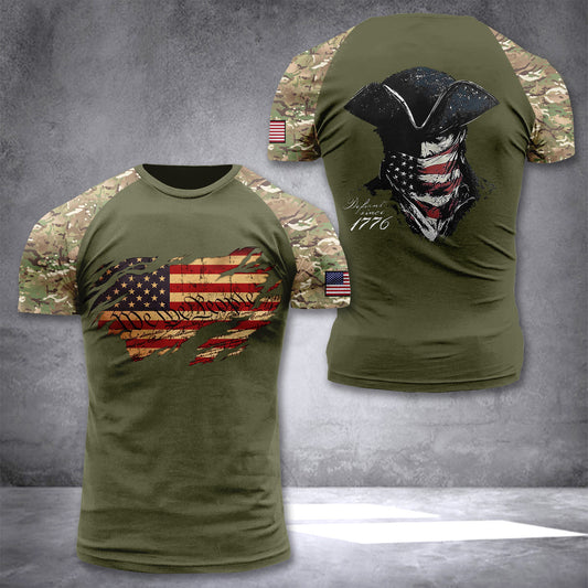 USA 1776 customize T-shirt 3d DUC