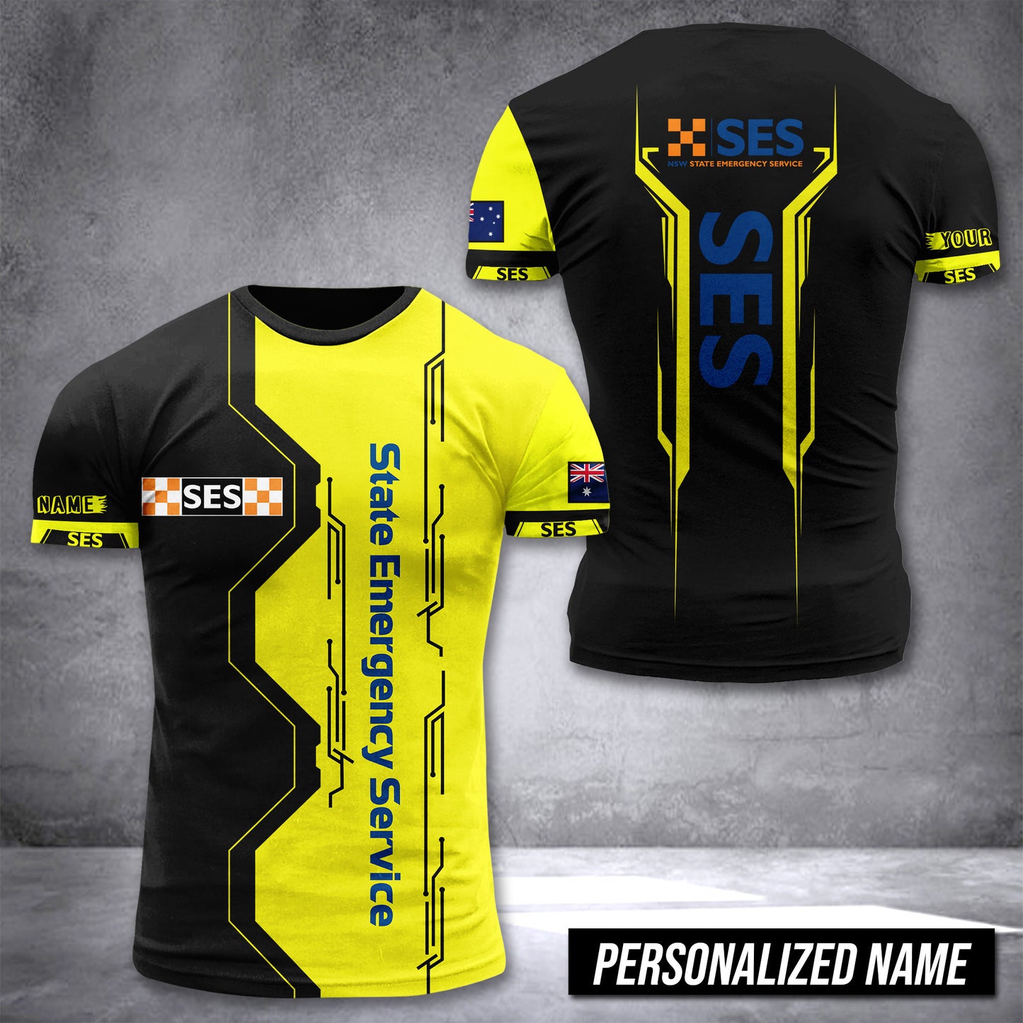 SES customize T-shirt 3d NTE