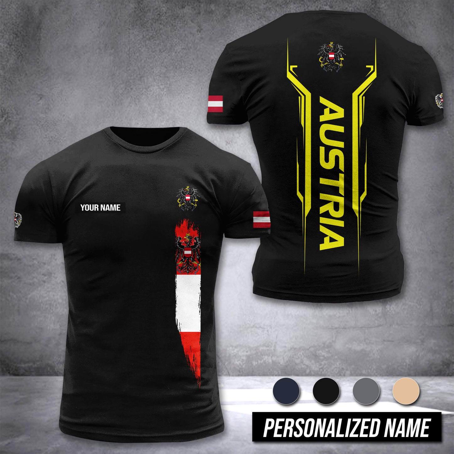 Austria customize T-shirt nte