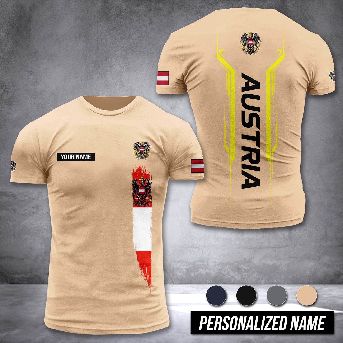 Austria customize T-shirt nte