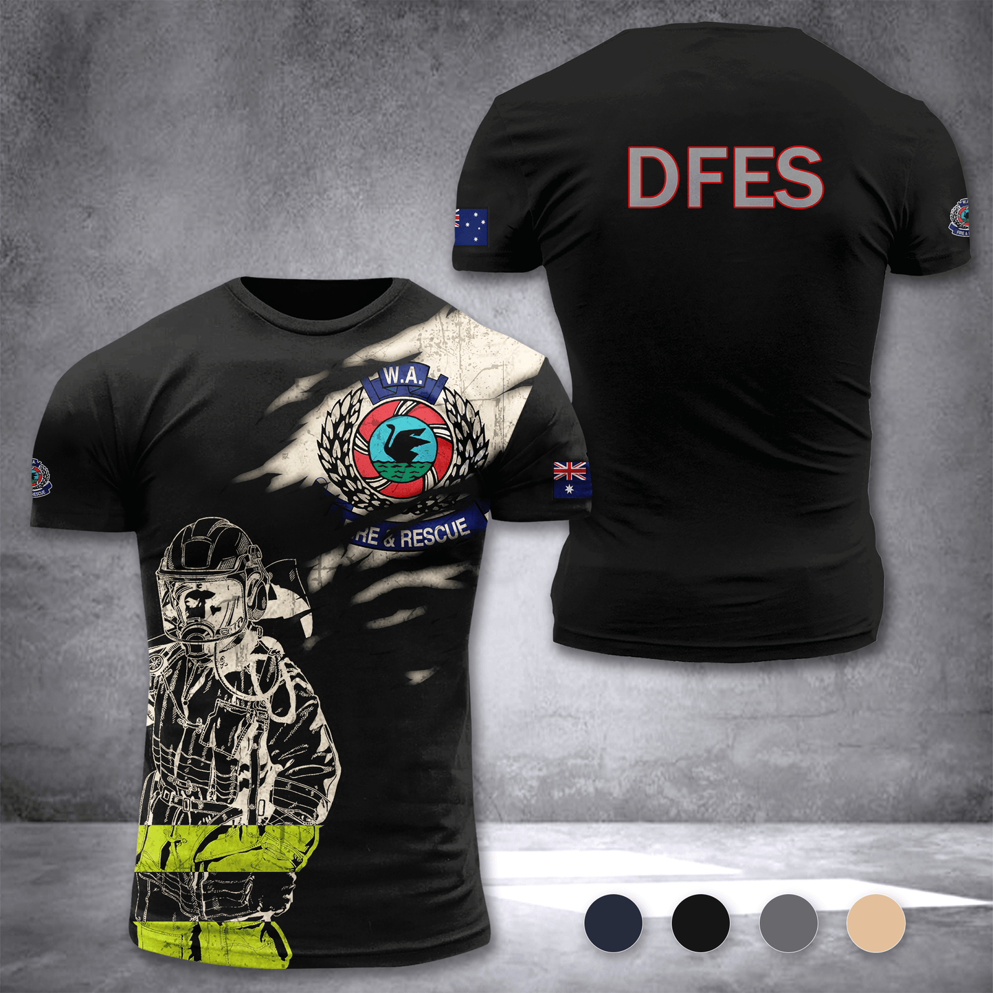 Department of Fire and Emergency Services Australia customize T-shirt 103