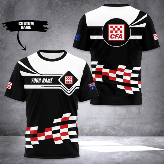 Country Fire Authority Australia customize T-shirt 3d f1f