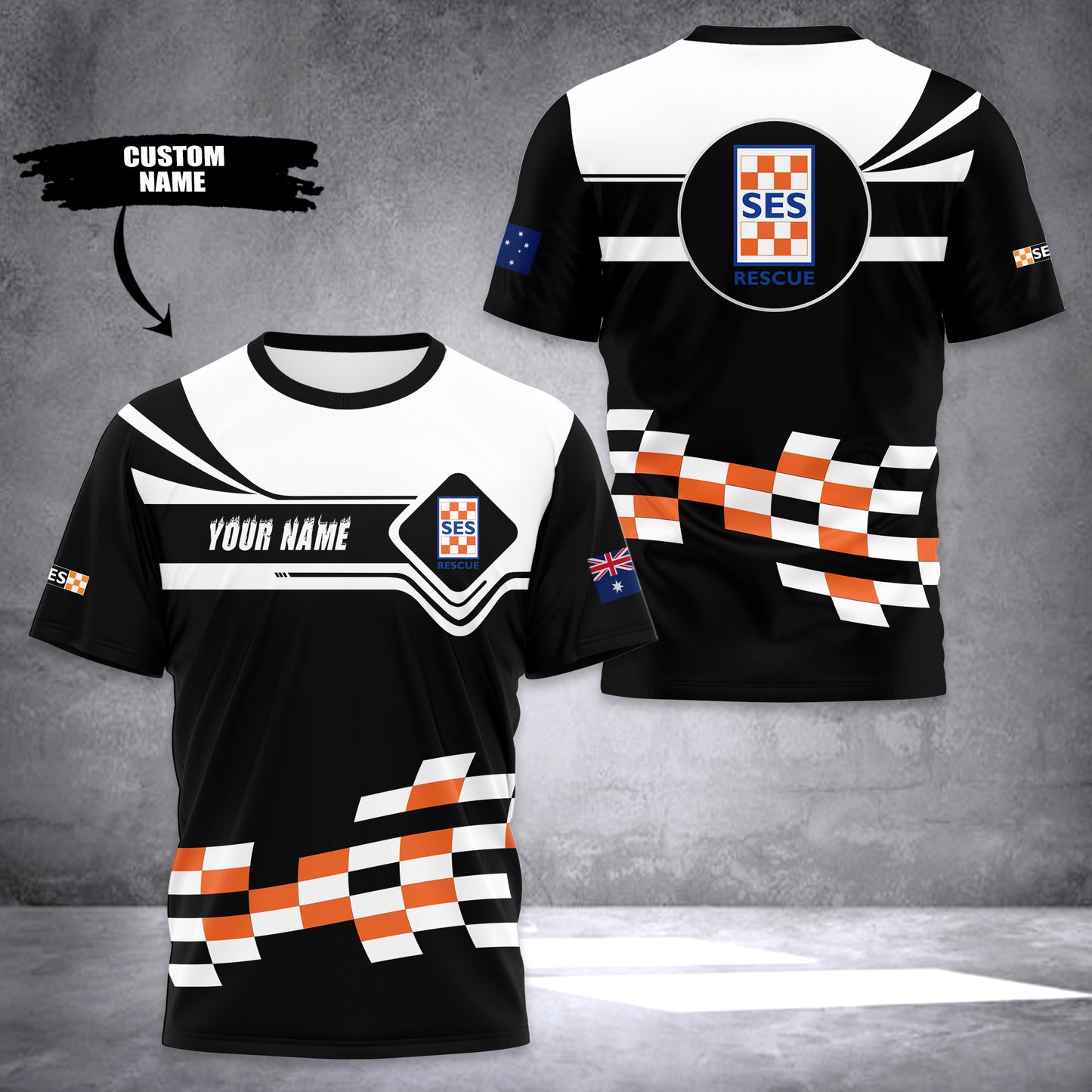 State Emergency Service Australia customize T-shirt 3d f1f