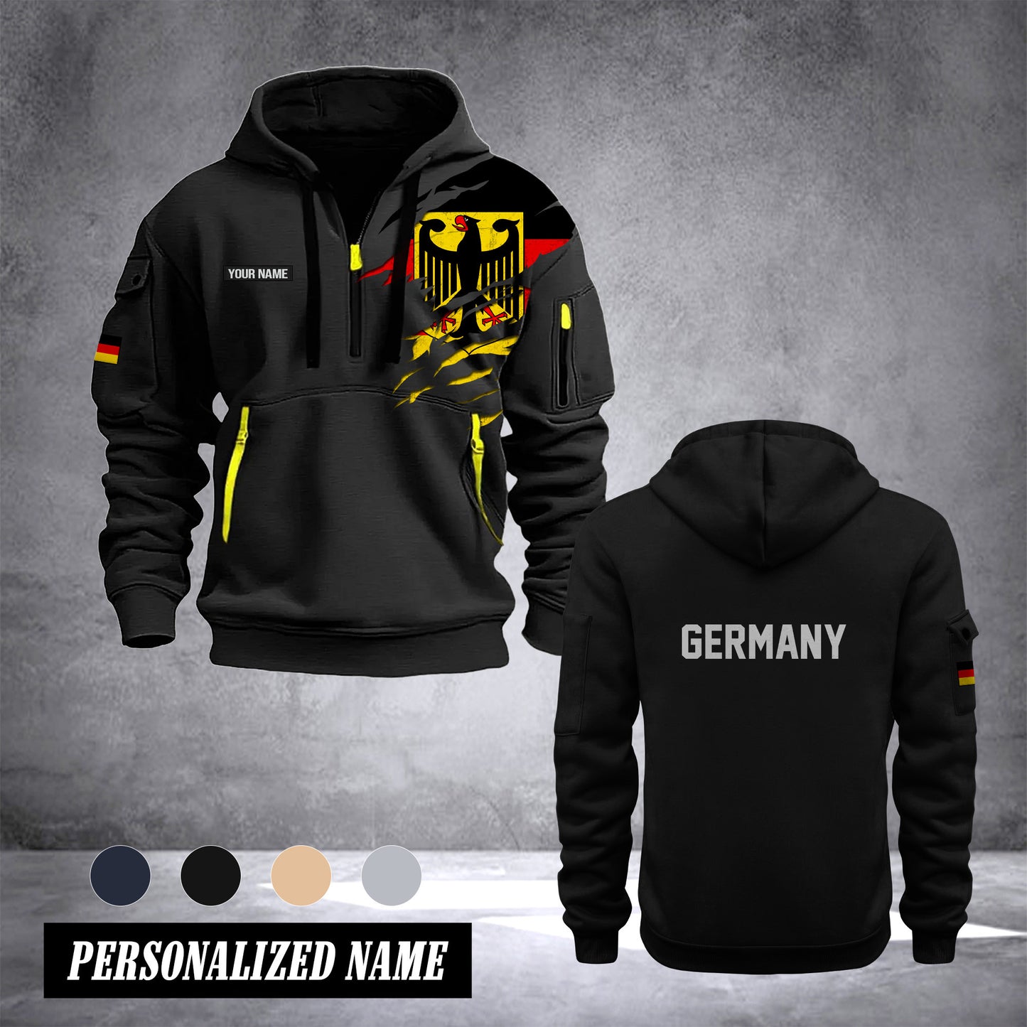 Germany customize Hoodie Half Zipper TH