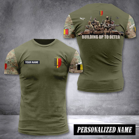 Belgium Army customize T-shirt 3d 245