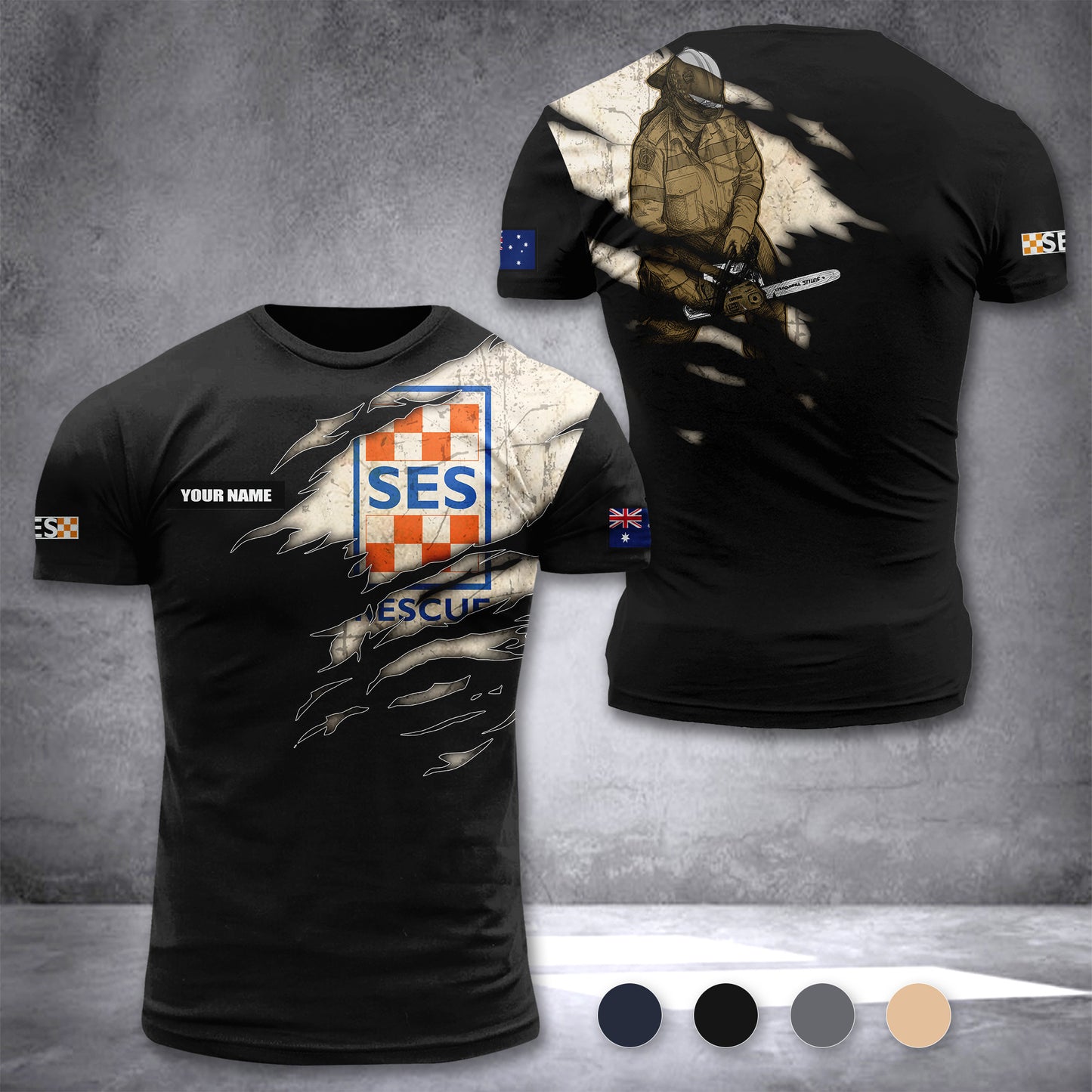 State Emergency Service Australia customize T-shirt 230