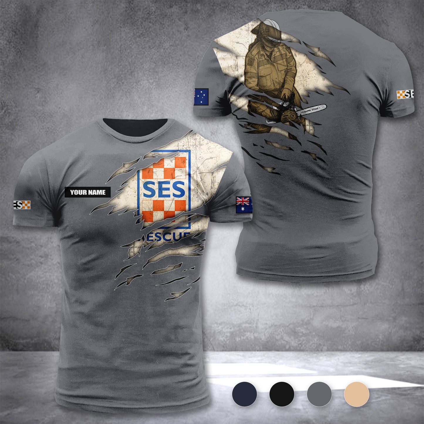 State Emergency Service Australia customize T-shirt 230