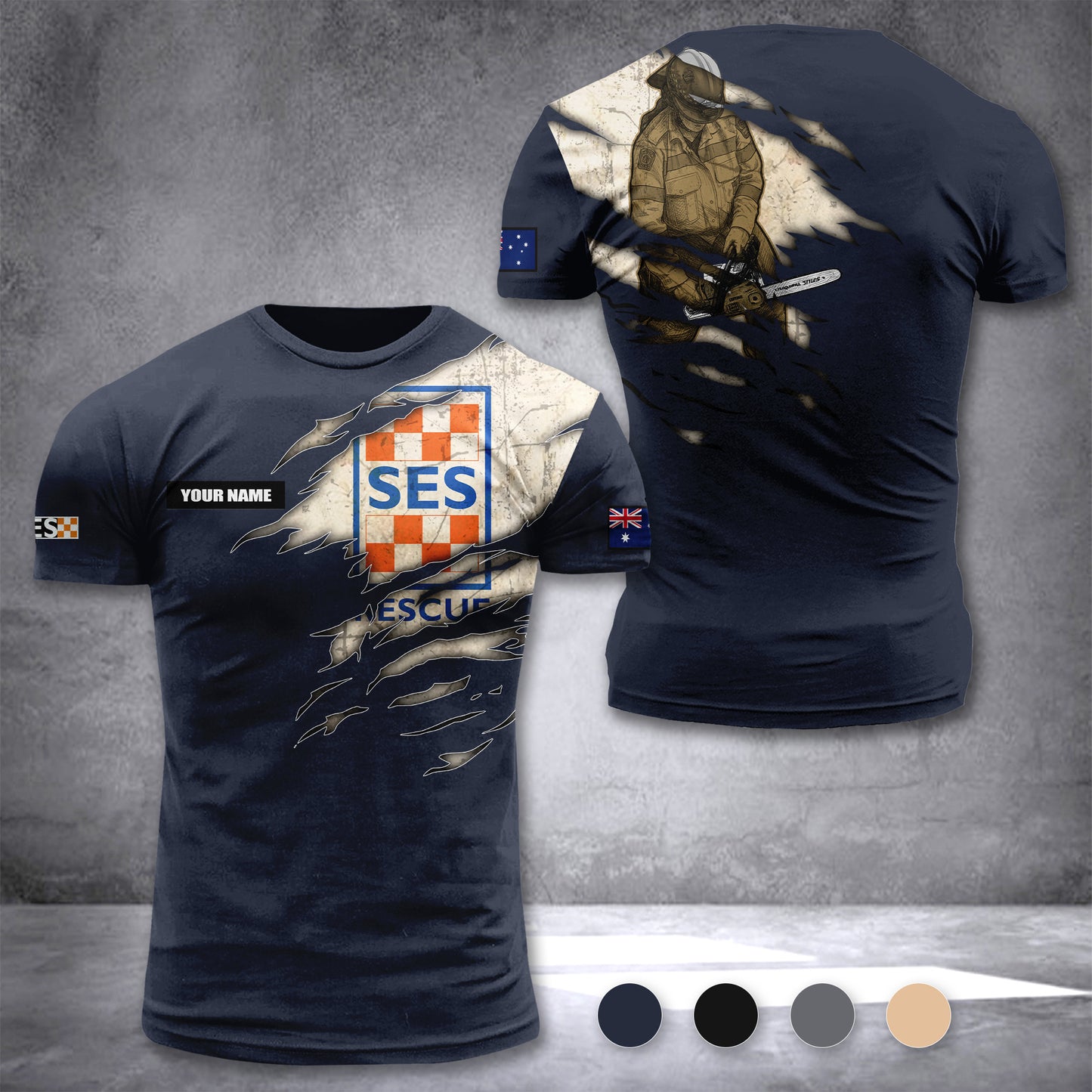 State Emergency Service Australia customize T-shirt 230