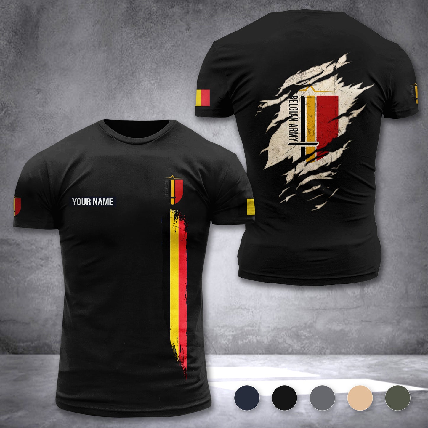 Belgian army customize T-shirt 230