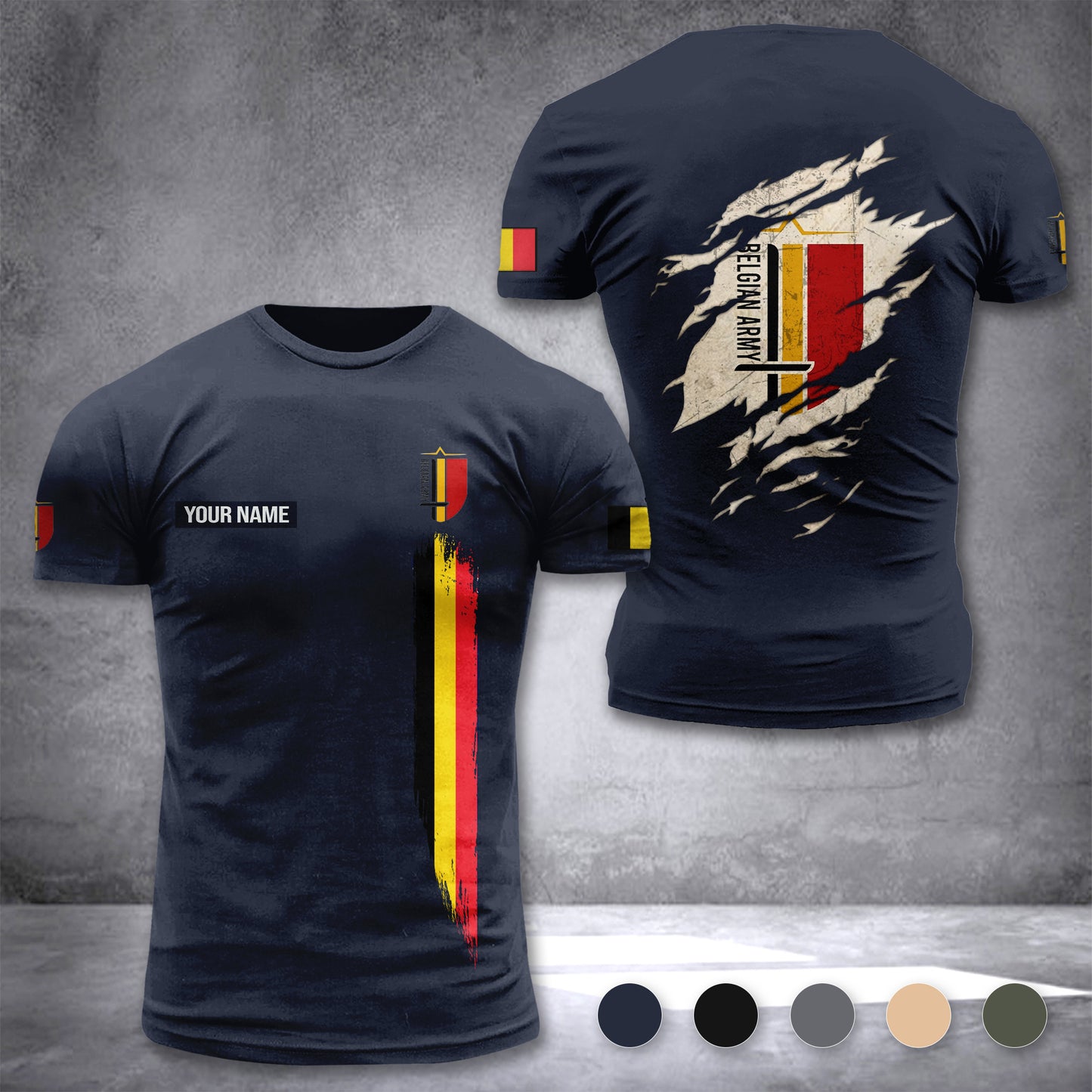 Belgian army customize T-shirt 230